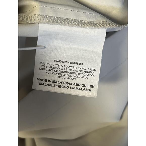 Nike Golf Skort Womens 8 Tan Dri-FIT Tour Performance Zip Pockets 394663-072 - Picture 7 of 10